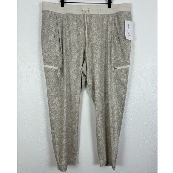 Athleta Venture Printed Pant in Viper Grey NWT Plus Size 22 - Picture 2 of 6